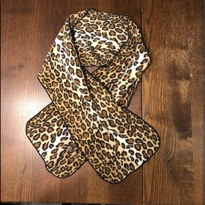 Cheetah print scarf